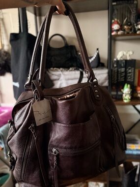 We The Free Large Emerson Tote Bitter Bark